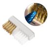 caralin 3pcs Drill Bits Cleaner Brush Wire Drill Brush Polishing Grinding Head Cleaner Copper Brush view 2