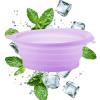 Face Ice Bath Bowl - Foldable Silicone Cold Plunge Mold for Skin Refreshing, Reusable Facial Beauty Spa Tool with Cooling , Ideal for Home Bathroom, Skincare Routine, and Daily Relaxation view 1