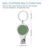 Nail Clipper Keychain Bottle Opener for Party Wedding Favor Souvenirs Guest Gift (Green Vizsla Dog) view 2