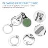 Nail Clipper Keychain Bottle Opener for Party Wedding Favor Souvenirs Guest Gift (Green Vizsla Dog) view 3
