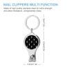 Nail Clipper Multifunction Black Tuxedo Keychain Nail Clippers Bottle Opener 3 in 1 Nail Clipper view 2
