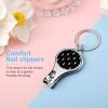 Nail Clipper Multifunction Black Tuxedo Keychain Nail Clippers Bottle Opener 3 in 1 Nail Clipper view 4