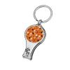 Nail Clippers for Men & Women Halloween Pumpkin Skull Spooky Witch Black Cat Nail Clipper Keychain Nail Bottle Opener Keychain view 1