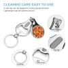 Nail Clippers for Men & Women Halloween Pumpkin Skull Spooky Witch Black Cat Nail Clipper Keychain Nail Bottle Opener Keychain view 3