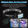 GBK Tattoo Work Headlamp with Motion Sensor,Polarized Vision Glasses,Rechargeable Headlight,2500 Lumen LED Head Light for Tattoo Artists, Anti Glare Lighting to Enhance Tattoo Detail(1 Headlamp) view 3
