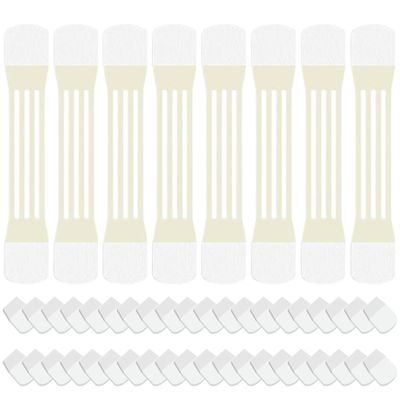 Peosaard Neck Tape, 8Pcs Neck Lift Tape Elastic Breathable Wrinkle Removing Strips with 40 Adhesive Pads Self-Adhesive Skin Friendly Face Lift for Women, Skin Color, Tightening