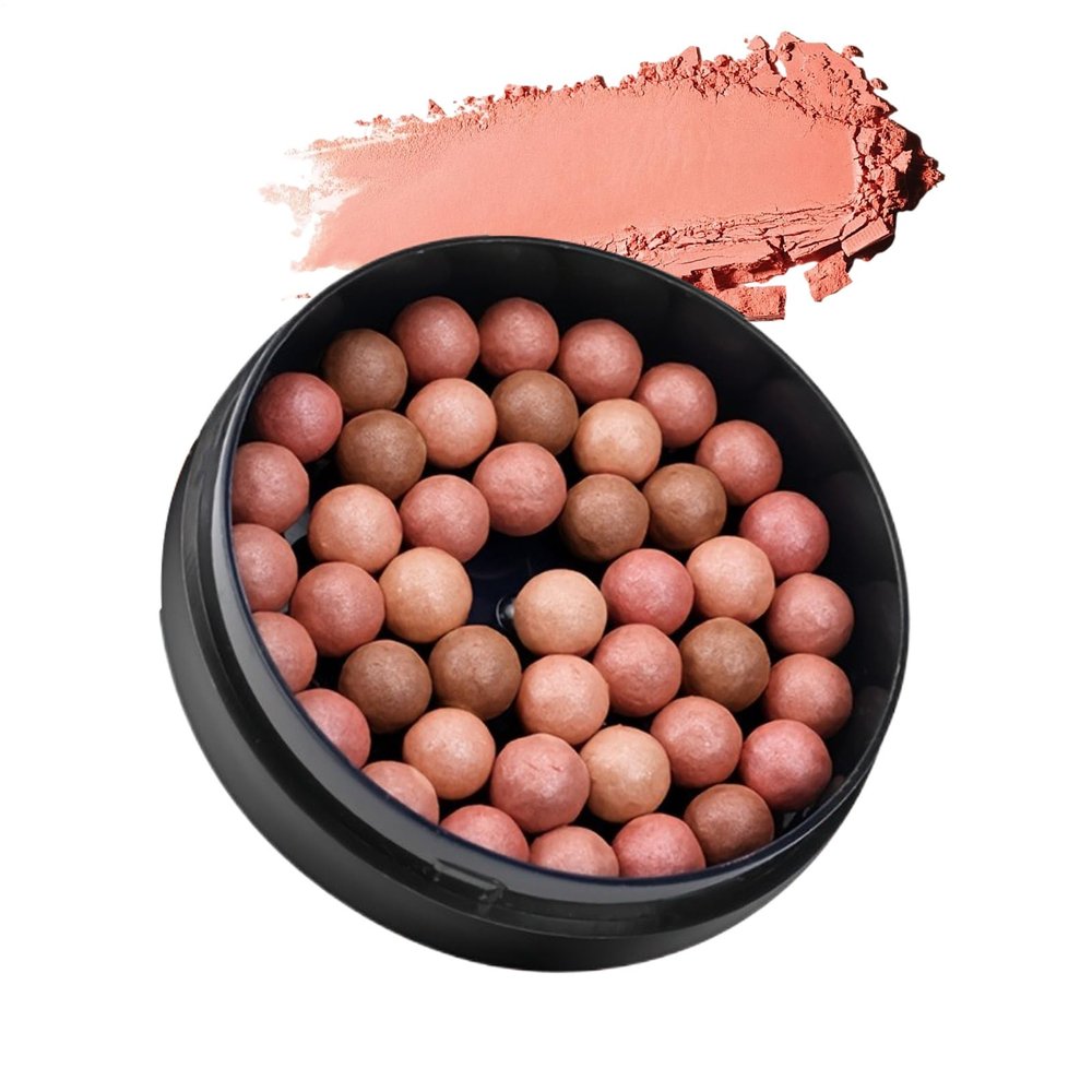 Blush Balls Makeup, Long-lasting Natural Blush Ball Eye Brightening Highlighting Contouring Cheek Sculpting Mature Skin
