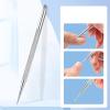caralin Double Ended Cuticle Pusher Remover Cleaner Nails Art Dotting Pen Stainless Steel Manicure Pedicure Nails Art Care Tool view 3