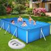 ANGESHA Inflatable Foot Bath Tub with Air Pumps Foot Soaking Bath Basin for Camping Beach Outdoor Use view 2
