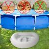 ANGESHA Portables Inflatable Foot Bath Basin with Manual Pumps for Sand Grass Debris Removal at Shore Camping Swim Area view 2