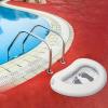 ANGESHA Portables Inflatable Foot Bath Basin with Manual Pumps for Sand Grass Debris Removal at Shore Camping Swim Area view 3