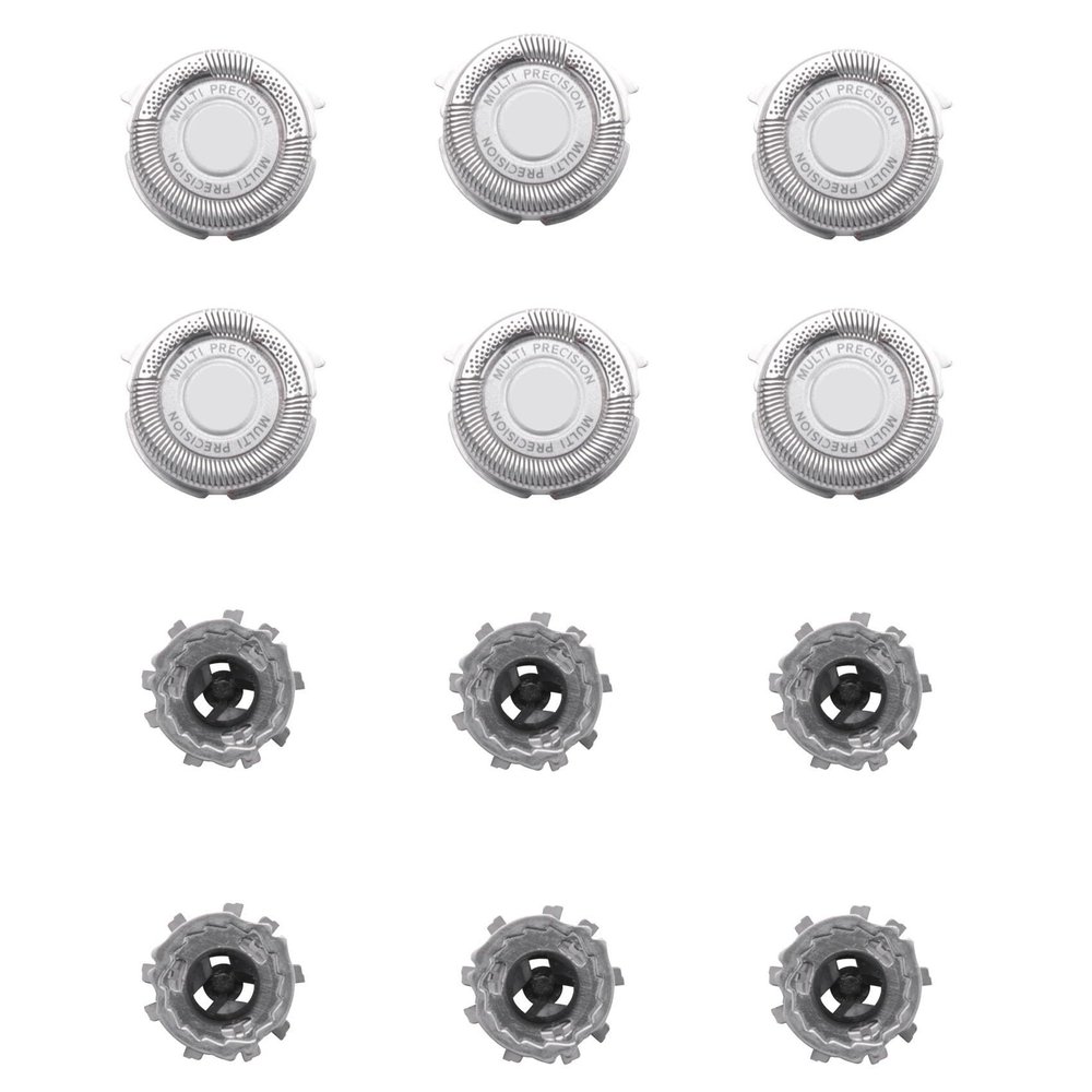 6Pcs SH50/52 Replacement Heads, Compatible For Philips, 5000 Series Electric Shavers S5370 S5660 S5590 S5290 Blades Heads