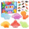 Dinosaur Bath Bombs, 6PCS Kids Bath Bombs with Toys Inside,Natural & Organic Bubble with Surprise,Handmade Essential Oil Bubble for Boys,Christmas Birthday Gifts for Boys Aged 4 5 6 7 8 9 view 1