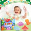 Dinosaur Bath Bombs, 6PCS Kids Bath Bombs with Toys Inside,Natural & Organic Bubble with Surprise,Handmade Essential Oil Bubble for Boys,Christmas Birthday Gifts for Boys Aged 4 5 6 7 8 9 view 4