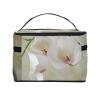 Birch Trees Prints Travel Makeup Bag Flip Portable Toiletry Bag with Handle for Women's Travel and Daily Use, Bell Orchid, One Size, Make-Up Pouch view 2