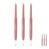 2-in-1 Under Eye Highlighter Stick -3pcs Double Head Highlight Pencil for Shining Daily Makeup, Silky-Smooth, Eye Makeup Tool (Beige + Brown) view 1