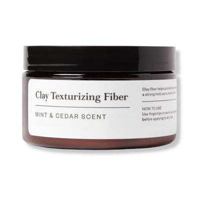 Clay Texturizing Fiber Hair Styling Product, Mint & Cedar Scent - 4oz