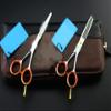 5.0 Inch Silver Professional Barber Scissors Set Tools, Styling Hair Barber Shears Stainless Process, Sharp and Precise, for Women, Men and Hairdressers view 2