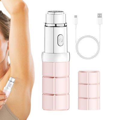 Electric Shaver Women, Lipstick Shaped Portable Hair Trimmer with Compact Design, Travel Friendly Female Grooming Tool with, Beauty Accessory for Face Body Arms Intimate Salon