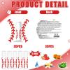 35 Pack Christmas Lip Balm Gifts Bulk Baseball Natural Moisturizing Lipstick Set Baseball Party Favors Sports Gift for Team Teen Adults Birthday Party Game Decorations Team Inspirational Gifts view 3