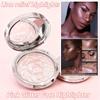 Luxury Pearl Shimmer Highlighter Powder, Pink, 14g, Long-Lasting Pearlescent Makeup Palette for Face and Body, Professional Cosmetic Brightening (03#) view 2