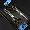 6.0 Inch Professional 440C Hair Cutting Scissors Sets, Multifunctional Stainless Barber Scissors, Sharp and Precise, for Women, Men and Hairdressers view 2