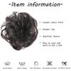 Hair bun Messy Bun Hair Piece Elastic Band Wavy Curly Scrunchies Extensions Synthetic Chignon Hair Bun Hair Piece for Women(2) view 3