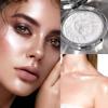 Luxury Pearl Shimmer Highlighter Powder, Pink, 14g, Long-Lasting Pearlescent Makeup Palette for Face and Body, Professional Cosmetic Brightening (01#) view 2
