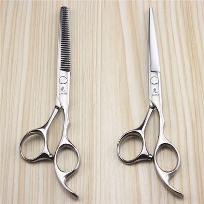6.0 Inch Silver Stainless Steel Barber Shears Scissors, Multifunctional Salon Hair Cutting Scissors Sets, Sharp and Precise for Women, Men and Hairdressers