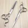 6.0 Inch Silver Stainless Steel Barber Shears Scissors, Multifunctional Salon Hair Cutting Scissors Sets, Sharp and Precise for Women, Men and Hairdressers view 2