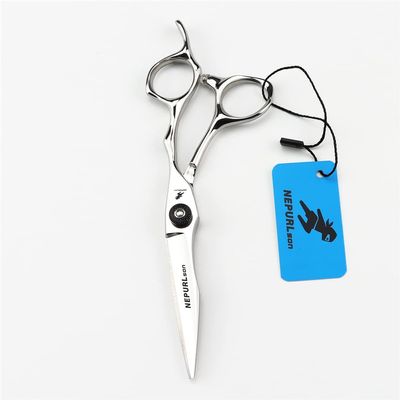 6.0 Inch Silver Multifunctional Salon Stainless Hairdressing Shears, Professional Haircut Scissors, for Women, Men and Hairdressers