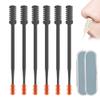 Nasal Hair Cutter, 2025 Upgraded Portable Manual Nose Hair Trimmer for Women Men, 2 in 1 Nose Hair Remover 360 Rotating Nasal Grooming Tool Travel Essentials (Gray, 6 Pcs) view 1