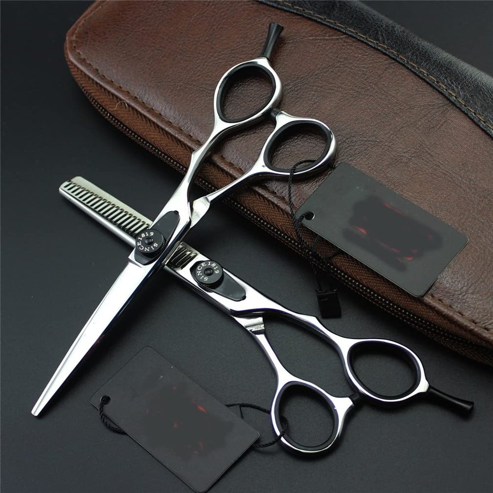 6.0 Inch Professional Salon Barber Hairdressing Scissors, Multifunctional Haircut Barber Shears Tools, Sharp and Precise, for Women, Men and Hairdressers