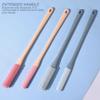2Pcs Foot Scrub Brush Long Handled Soft Rubber Toe Scrubber Exfoliating Foot Scrubber for Shower Bathroom - Seniors Men Women, Rose view 3