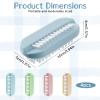 4 Pack Nail Brush for Cleaning Fingernails, Two Sided Fingernail Scrub Brush Soft Stiff Bristles Nails Scrubber Brushes Hand Nail Cleaning Brushes for Hands, Toes Men, Women view 2