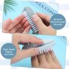 4 Pack Nail Brush for Cleaning Fingernails, Two Sided Fingernail Scrub Brush Soft Stiff Bristles Nails Scrubber Brushes Hand Nail Cleaning Brushes for Hands, Toes Men, Women view 4