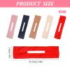 5 Pieces Hair Bun Maker,Bun Makers for Women's Hair Twist Hair Clips Lazy Hair Curler Bun Maker,Messy Bun Maker for Women's Long Thick or Thin Hair (Red + Beige + Khaki + Pink + Navy) view 2