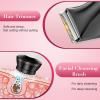 3-in-1 Electric Razors for Women,Bikini Trimmer for Women,7D Painless Electric Shaver with Facial Cleansing Brush,Gifts for Women,Replaceable Hair Remover for Legs Water Resistant Wet/Dry (Pink) view 4