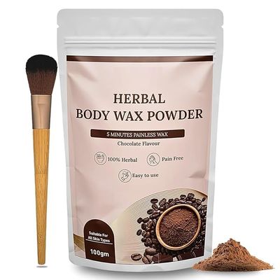 Wax Powder for Hair Removal for Women & Men Chocolate Flavor, No Side Effects - 100gm