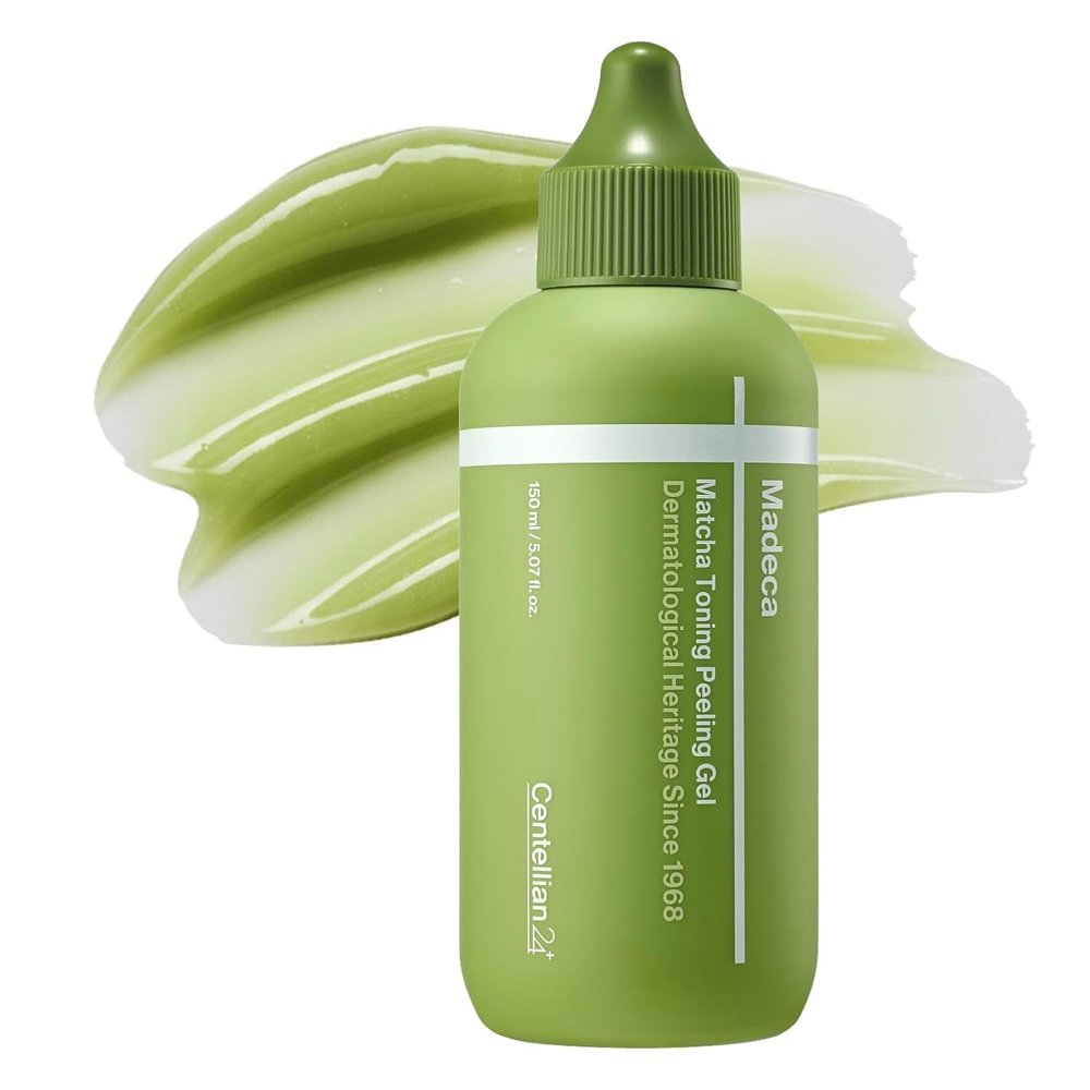 CENTELLIAN 24 Madeca Matcha Peeling Gel (5.07fl oz)  Gentle Exfoliator for Clear, Smooth & Balanced Skin, Korean Skin Care. Matcha-TECA Complex, Charcoal Capsules.