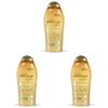 OGX Smoothing + Coconut Coffee Exfoliating Body Scrub with Arabica Coffee & Coconut Oil, Moisturizing Body Wash for Dry Skin, Paraben-Free with Sulfate-Free Surfactants, 19.5 Fl Oz (Pack of 3) view 1