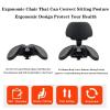 SFKLYU Ergonomic Rolling Chair, Adjustable Saddle Swivel Stool, 360 Swivel Mobility, Split Seat Design, Professional Salon, Massage & Esthetician Spa Stool,A3 view 3