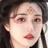 10-Pack Multi-Style Temporary Face Tattoos: Halloween Fake Scars, Chinese Fairy Glitter | Waterproof, Skin-Safe | For Adult Festivals, Cosplay, Holiday Bashes18 view 4