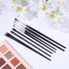 17 Pcs Flat Angled Eyeliner Brush Set Eye Makeup Brush Sets for Powder Gel Cream Liquid Concealer Eyebrow Brushes Mini Smudge Brushes for Eyeliner Eyeshadow view 4