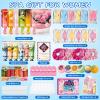 60Pcs Spa Party Supplies Set - 6 Spa Day Kits with Face/Lip/Eye/Hand/Foot Care,Party Favors for Sleepovers,Birthdays,Slumber Party & Relaxation,All Skin Types Safe view 2