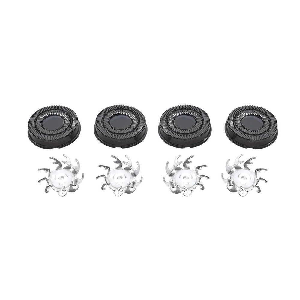 Shaver Replacement Heads Blades Skull Shaver Compatible for PitbullGold PRO(4 PCS B)