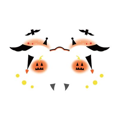 10-Pack Multi-Style Temporary Face Tattoos: Halloween Fake Scars, Chinese Fairy Glitter | Waterproof, Skin-Safe | For Adult Festivals, Cosplay, Holiday Bashes9
