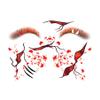 10-Pack Multi-Style Temporary Face Tattoos: Halloween Fake Scars, Chinese Fairy Glitter | Waterproof, Skin-Safe | For Adult Festivals, Cosplay, Holiday Bashes10 view 1