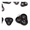 1Pc Shaver Head Compatible for Enchen, Compatible for Blackstone Electric Shavers Dual-Layer Blade Steel Blade Head(Black) view 2