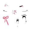 10-Pack Multi-Style Temporary Face Tattoos: Halloween Fake Scars, Chinese Fairy Glitter | Waterproof, Skin-Safe | For Adult Festivals, Cosplay, Holiday Bashes20 view 1
